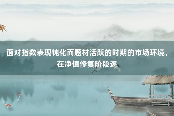 面对指数表现钝化而题材活跃的时期的市场环境，在净值修复阶段逐