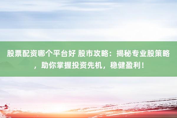 股票配资哪个平台好 股市攻略：揭秘专业股策略，助你掌握投资先机，稳健盈利！